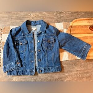 LOFT woman Dark Blue Jean Jacket